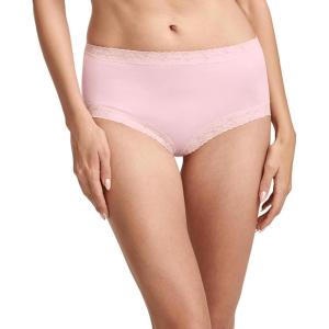 image:imageJockey Womens Underwear Soft Stretch Lace Microfiber BriefPink Shadow