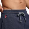 image:imageJockey Mens Loungewear Lightweight Cotton Blend Fleece 85 Short1876 Navy Blue
