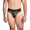 image:imageJockey Mens Underwear Microfiber Stretch Thong  3 PackBlack Spruce