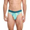 image:imageJockey Mens Underwear Microfiber Stretch Thong  3 PackNorthern LightPsychedelicTrue Navy