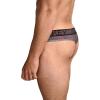image:imageJockey Mens Underwear Microfiber Stretch Thong  3 PackStriated Steel