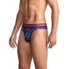 image:imageJockey Mens Underwear Microfiber Stretch Thong  3 PackWander Blue
