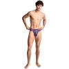 image:imageJockey Mens Underwear Microfiber Stretch Thong  3 PackWander Blue