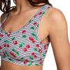 image:imageJockey Womens Bra Organic Cotton Stretch Tank Strap BraletteFresh Cherries