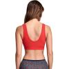 image:imageJockey Womens Bra Organic Cotton Stretch Tank Strap BraletteRed Heather