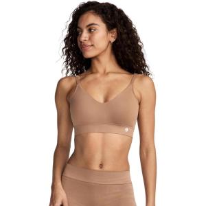 image:imageJockey Womens Bra Seamfree Back Smoothing Plunge BraletteAlmond