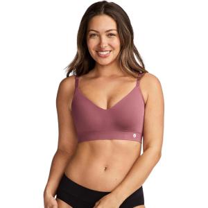 image:imageJockey Womens Bra Seamfree Back Smoothing Plunge BraletteDusty Mauve