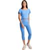 image:imageJockey Womens Activewear EverActive Capri LeggingCrisp Blue