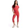 image:imageJockey Womens Activewear EverActive Capri LeggingDragonfruit Red