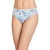 image:imageJockey Womens Underwear Elance Bikini  3 PackDigital LavenderDream Dot AquaFloral Clouds Aqua