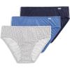 image:imageJockey Womens Underwear Elance Bikini  3 PackDeep Blue HeatherDeep Blue DotSea Blue Heather