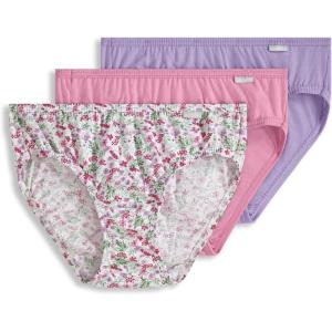 image:imageJockey Womens Underwear Elance Bikini  3 PackPressed Petals