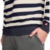 image:imageJockey Mens Loungewear Lightweight Cotton Blend Fleece Crew Sweatshirt1876 Stripe
