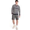 image:imageJockey Mens Loungewear Lightweight Cotton Blend Fleece Crew Sweatshirt1876 Stripe