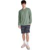 image:imageJockey Mens Loungewear Lightweight Cotton Blend Fleece Crew SweatshirtEvergreen Mist