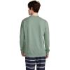 image:imageJockey Mens Loungewear Lightweight Cotton Blend Fleece Crew SweatshirtEvergreen Mist
