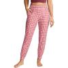 image:imageJockey Womens Sleepwear Soft Cool JoggerDawn Plaid