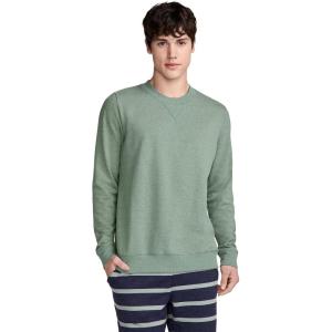 image:imageJockey Mens Loungewear Lightweight Cotton Blend Fleece Crew SweatshirtEvergreen Mist