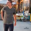 image:imageJockey Mens Casualwear Made2Fit VNeck TShirtCoastline
