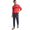 image:imageJockey Mens Loungewear Lightweight Cotton Blend Fleece Jogger1876 Navy Blue