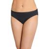 image:imageJockey Underwear Women Bikini  Worry Free Cotton Stretch Moderate Absorbency Period Underwear for WomenBlack Out