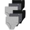 image:imageJockey Womens Underwear Plus Size Elance Brief  6 PackGrey HeatherCharcoal HeatherBlack