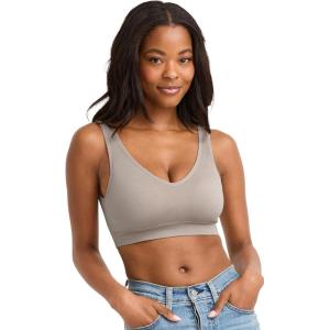 image:imageJockey Womens Bra Seamfree Back Smoothing BraletteAsh Seed