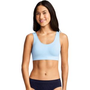 image:imageJockey Womens Bra Seamfree Stretch Tank Strap BraletteBrilliant Blue