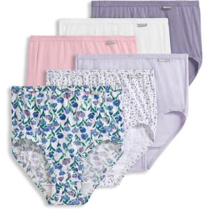 image:imageJockey Womens Underwear Plus Size Elance Brief  6 PackBlush Field