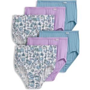 image:imageJockey Womens Underwear Plus Size Elance Brief  6 PackWyndham Floral