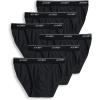 image:imageJockey Mens Underwear Mens 100 Cotton Elance String Bikini  6 PackBlack