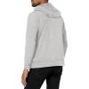 image:imageJockey Mens Active Cozy Fleece Zip Up HoodieLight Grey Heather