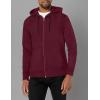 image:imageJockey Mens Active Cozy Fleece Zip Up HoodieZinfandel
