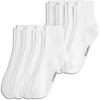 image:imageJockey Mens Everyday Cotton Blend Quarter Socks 8PackWhite