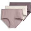 image:imageJockey Womens Underwear Organic Cotton Stretch Logo Modern Brief  3 PackTwilight Haze