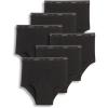 image:imageJockey Classic Full Rise Brief 6 Pack  100 Cotton Underwear for MenBlack
