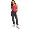 image:imageJockey Womens Activewear Organic Cotton Stretch Tank Strap Thong BodysuitDragonfruit Red
