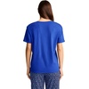 image:imageJockey Womens Sleepwear Organic Cotton Stretch Short Sleeve VNeck TopIntense Royal