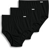 image:imageJockey Womens Underwear 100 Cotton Elance Brief  3 PackBlack