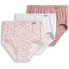 image:imageJockey Womens Underwear 100 Cotton Elance Brief  3 PackDiamond WhitePrim FloralEarth Rose