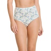 image:imageJockey Womens Underwear 100 Cotton Elance Brief  3 PackIris BlueTender Yellow StripeDainty White Florals