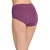 image:imageJockey Womens Underwear 100 Cotton Elance Brief  3 PackOatmealBoysenberryPerfect Purple