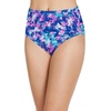 image:imageJockey Womens Underwear 100 Cotton Elance Brief  3 PackSoftest TealBelvedere Violet StripeTropical Burst