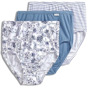 image:imageJockey Womens Underwear 100 Cotton Elance Brief  3 PackFresh CoastMontauk StripePaisley Floral