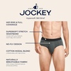 image:imageJockey Mens Underwear Hypersoft 360 Brief  3 PackBlue Radiance