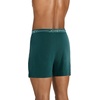 image:imageJockey Mens Underwear Organic Cotton Stretch 4 BoxerCactus Pine