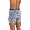 image:imageJockey Mens Underwear True Style 6 Boxer Brief  3 PackFunky Marina FloralRed PearSoft Blue Fall Stripe