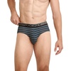 image:imageJockey Mens Underwear True Style Brief  3 PackLeafy Stripe