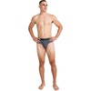 image:imageJockey Mens Underwear True Style Brief  3 PackLeafy Stripe