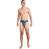 image:imageJockey Mens Underwear True Style Thong  3 PackGrape Stripe